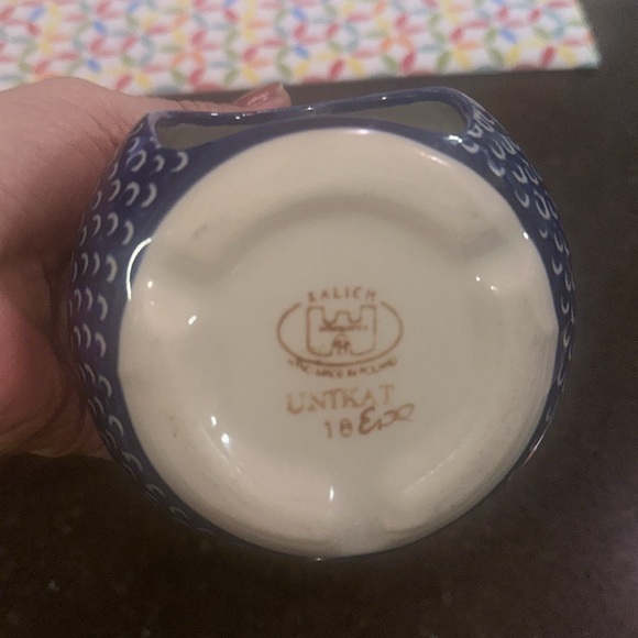 Beautiful wax or oil burner polish pottery unikat - Picture 3 of 7